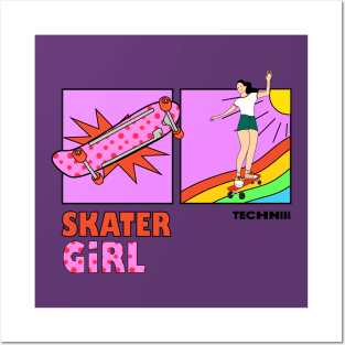 Skater Girl Posters and Art